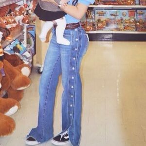 Brand new - Button up denim - super unique